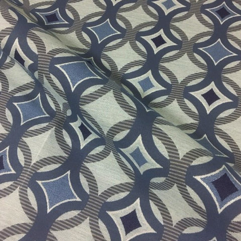 R S H Decor Fabric by The Yard, Sunbrella Prints, 3 yd Sunbrella Milano Cobalt / 3 yd Piece