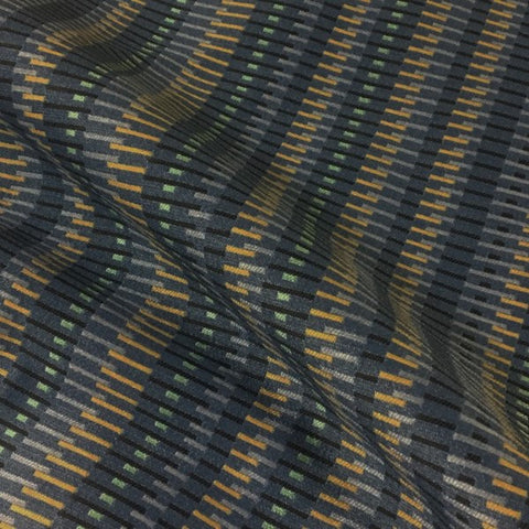 Momentum Journal Lagoon Stripe Blue Upholstery Fabric