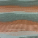 Momentum Ebb Sunrise Wavy Stripe Orange Upholstery Fabric