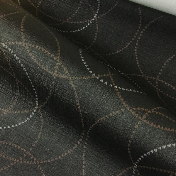 Maharam Boundary Truffle Geometric Vinyl Upholstery Fabric