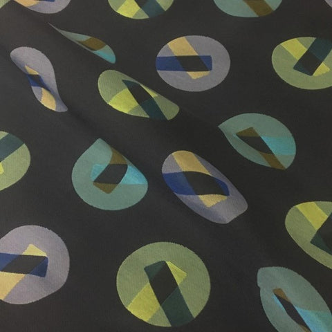 Maharam Trio Ore Circle Design Green Upholstery Fabric