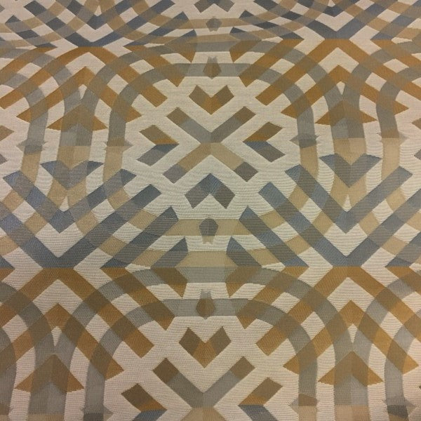 Momentum Evolve Alabaster Crypton Geometric Upholstery Fabric