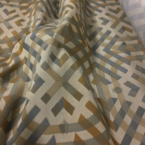 Momentum Evolve Alabaster Crypton Geometric Upholstery Fabric