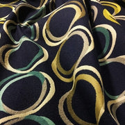 Designtex Rotary Marine Overlapping Circles Upholstery Fabric