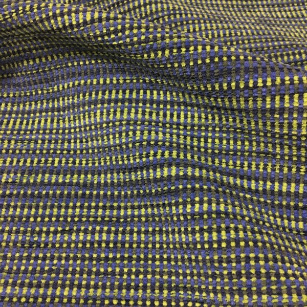 Pallas Athalie Inchworm Green Chenille Upholstery Fabric