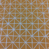 Arc-Com Grid Sunflower Modern Designed Yellow Upholstery Fabric