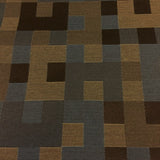 Maharam Couple Tavern Crypton Geometric Brown Upholstery Fabric