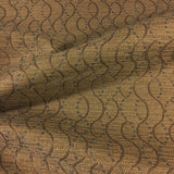 Momentum Ascend Grain Wavy Lined Brown Upholstery Fabric