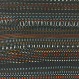 Momentum Beep Steel Colorful Checked Stripe Grey Upholstery Fabric