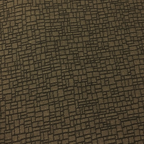 Mayer Mosaic Taupe Geometric Circles Upholstery Fabric