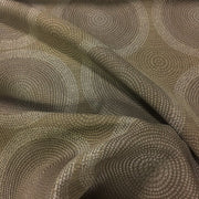 Arc-Com Shibori Pebble Concentric Circles Brown Upholstery Fabric