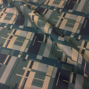 Designtex Birch Bark Plaid Bluebird Contemporary Blue Upholstery Fabric