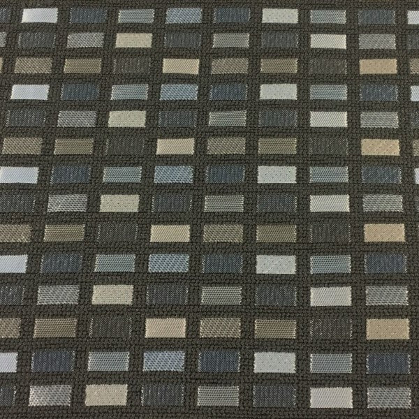 Knoll Night Life Cinema Rectangle Check Upholstery Fabric