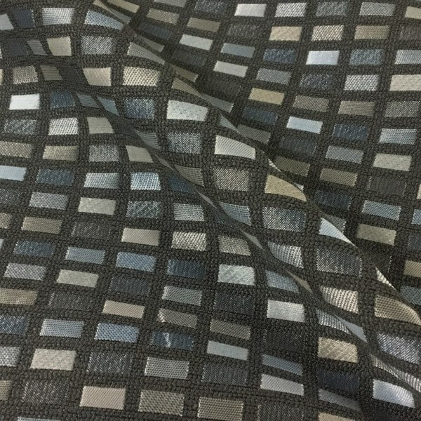 Knoll Night Life Cinema Rectangle Check Upholstery Fabric