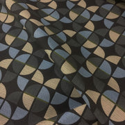 CF Stinson Pinball Moonbeam Geometric Blue Upholstery Fabric