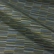 Momentum LineUp Fern Staggered Stripe Green Upholstery Fabric