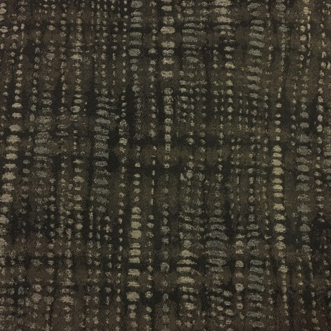 CF Stinson Vanish Chocolate Dotted Stripe Brown Upholstery Fabric