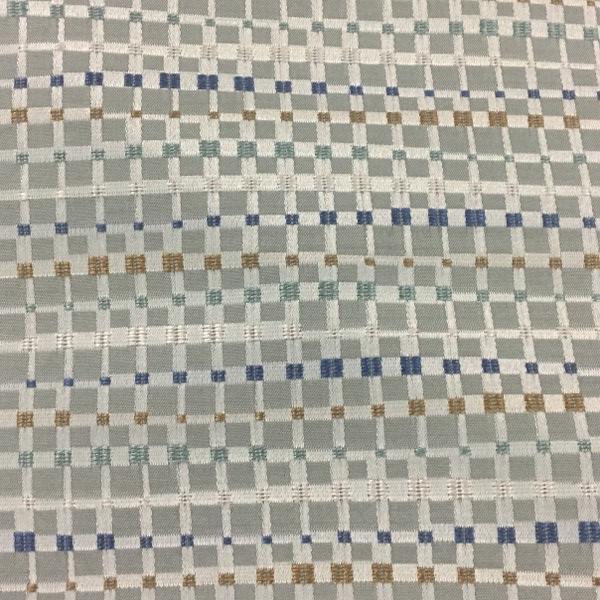 Maharam Multiply Daze Small Check Gray Upholstery Fabric