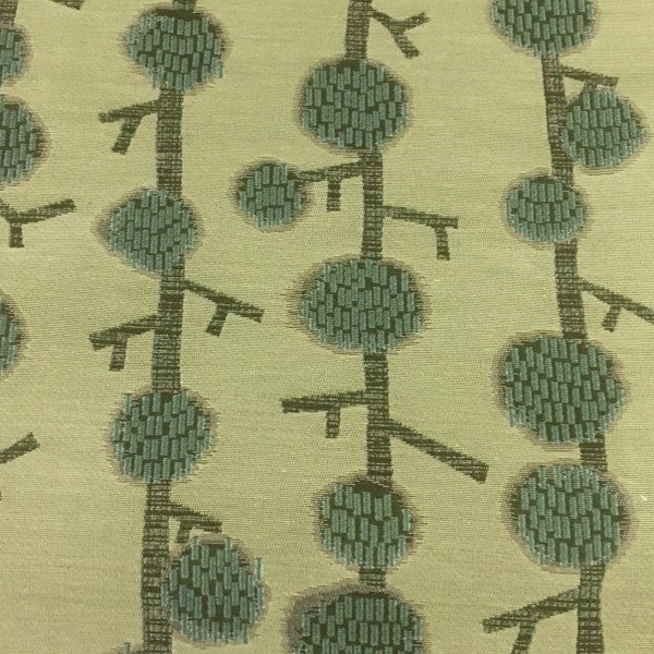 Arc-Com Blossom Lemon Grass Abstract Botanical Upholstery Fabric