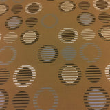 Arc-Com Cirque Butterscotch Geometric Gold Upholstery Fabric