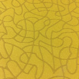 Luna Textiles Jaunty Lemon Abstract Yellow Upholstery Fabric