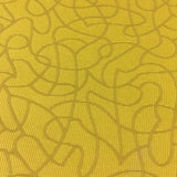 Luna Textiles Jaunty Lemon Abstract Yellow Upholstery Fabric