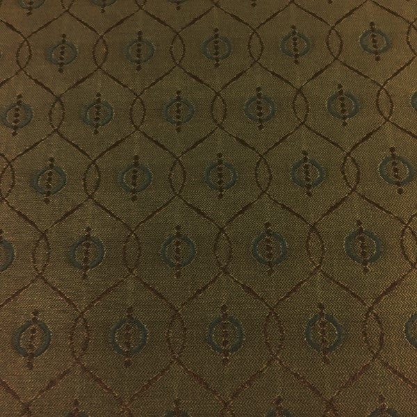 Designtex Odeon Olivio Ogee Green Upholstery Fabric