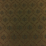 Designtex Odeon Olivio Ogee Green Upholstery Fabric