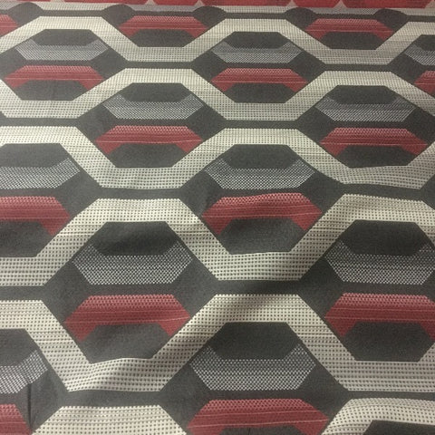 Carnegie Hive Color 24 Sunbrella Red Upholstery Fabric