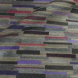 Designtex Jaunt Blackberry Dashes Gray Upholstery Fabric