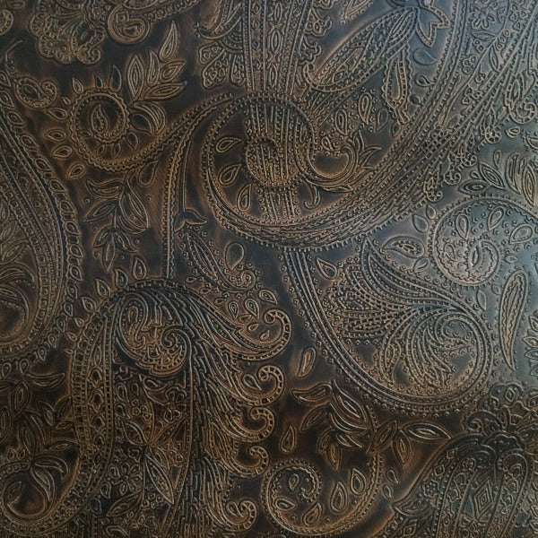 Joseph Noble Great Fake Paisley/Fudge  Upholstery Vinyl