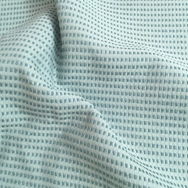 Burch Fabrics Keith Ice Blue Jacquard Upholstery Fabric