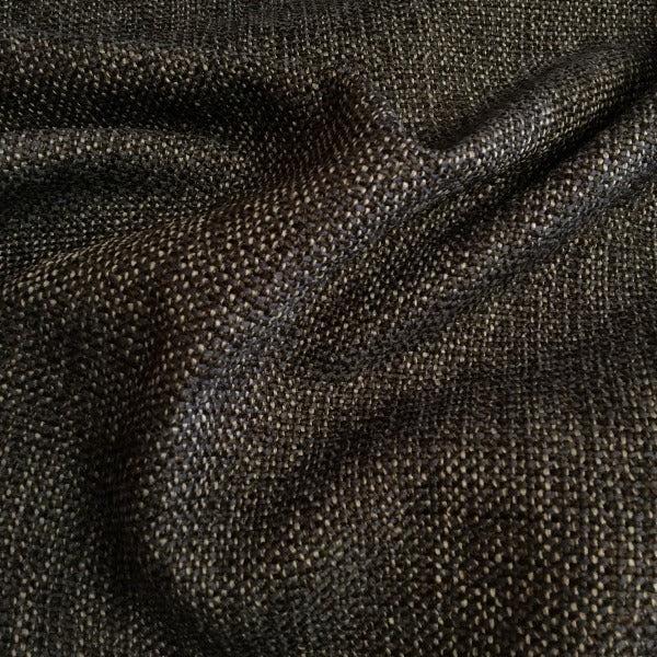 Adage Anthracite Blue Gray Tweed Upholstery Fabric