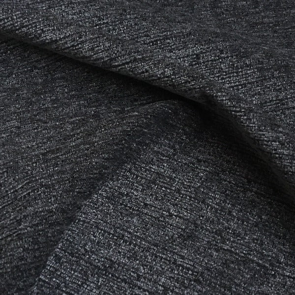 Kessler Smoke Tight Weaved Gray Chenille Upholstery Fabric
