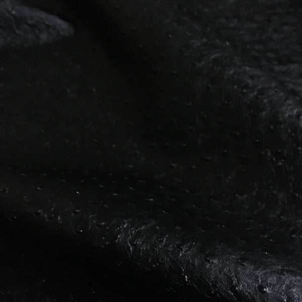 Phoenix Outback Ostrich Skin Black Upholstery Vinyl