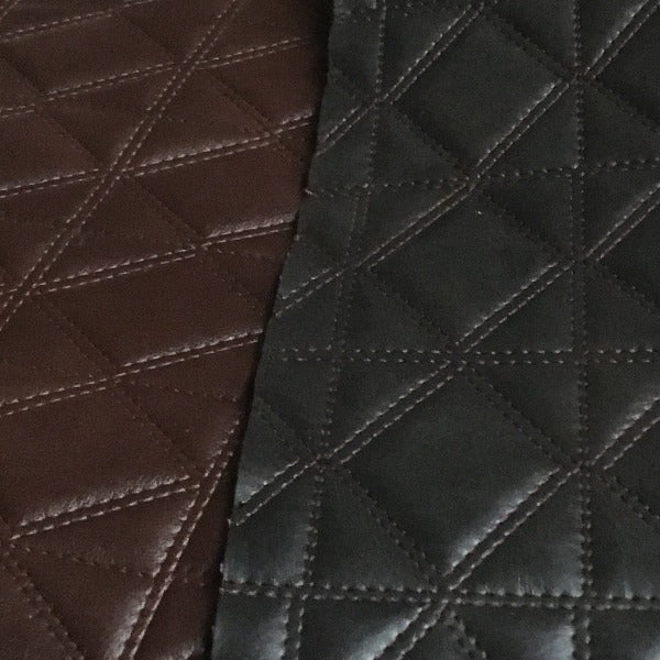 Diamond Stitched Double Sided Quilted Upholstery Vinyl