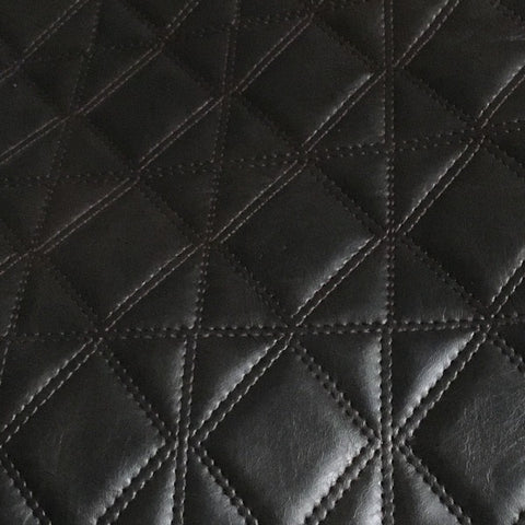 Peachtree Fabrics Black Faux Leather Upholstery Vinyl Fabric by Decorative Fabrics Direct
