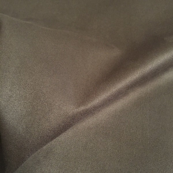 Vista Mocha Faux Suede Brown Upholstery Fabric