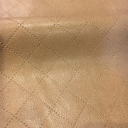 Richloom Gorman Latte Solid Brown Faux Leather Upholstery Vinyl
