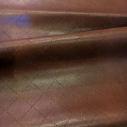 Richloom Gorman Latte Solid Brown Faux Leather Upholstery Vinyl