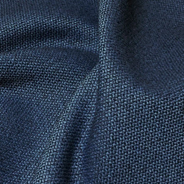 Knoll Hourglass Liberty Textured Blue Upholstery Fabric