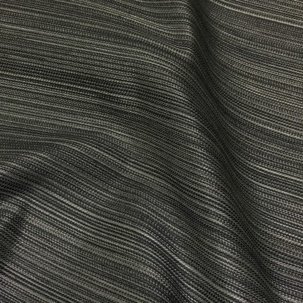Arc-Com Moon Beam Ash Shimmery Stripe Gray Upholstery Fabric