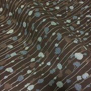 Momentum April Dock Abstract Foliage Brown Upholstery Fabric