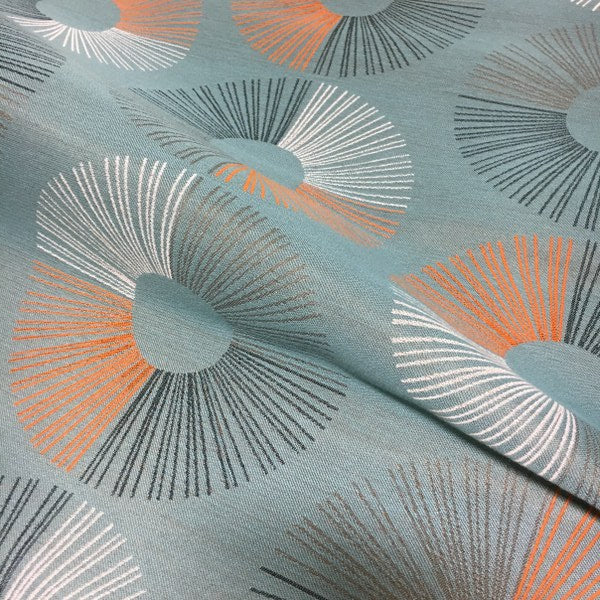CF Stinson Revolution Aquamarine Modern Design Blue Upholstery Fabric