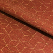 Arc-Com Itajime Tangerine Modern Design Orange Upholstery Fabric