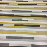 Designtex Pennington Goldfinch Textured Stripe Yellow Upholstery Fabric