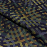 Momentum Evolve Indigo Colorful Crypton Geometric Upholstery Fabric