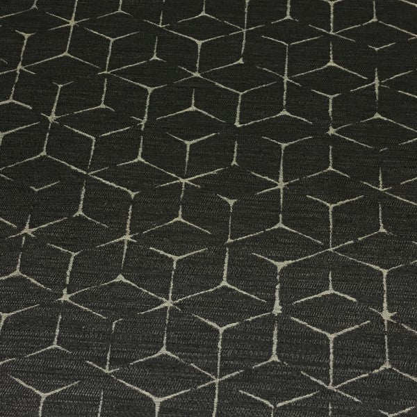 Arc-Com Itajime Coal Modern Design Gray Upholstery Fabric