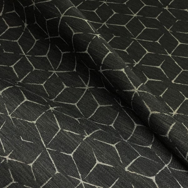 Arc-Com Itajime Coal Modern Design Gray Upholstery Fabric