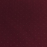 Lantel White Dot Pattern Burgundy Wool Blended Upholstery Fabric